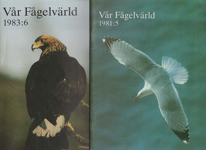 Var Fagelvarld 1981:5 1981:6 1982:1~4 1983:6(7冊セット)