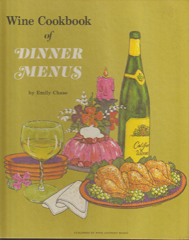 洋書 Wine Cookbook of DINNER MENUS