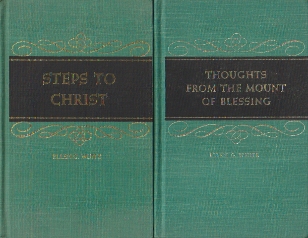 『STEPS TO CHRIST』『THOUGHTS FROM THE MOUNT OF BLESSING』 2冊セット