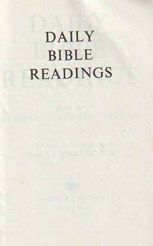 DAILY BIBLE READINGS