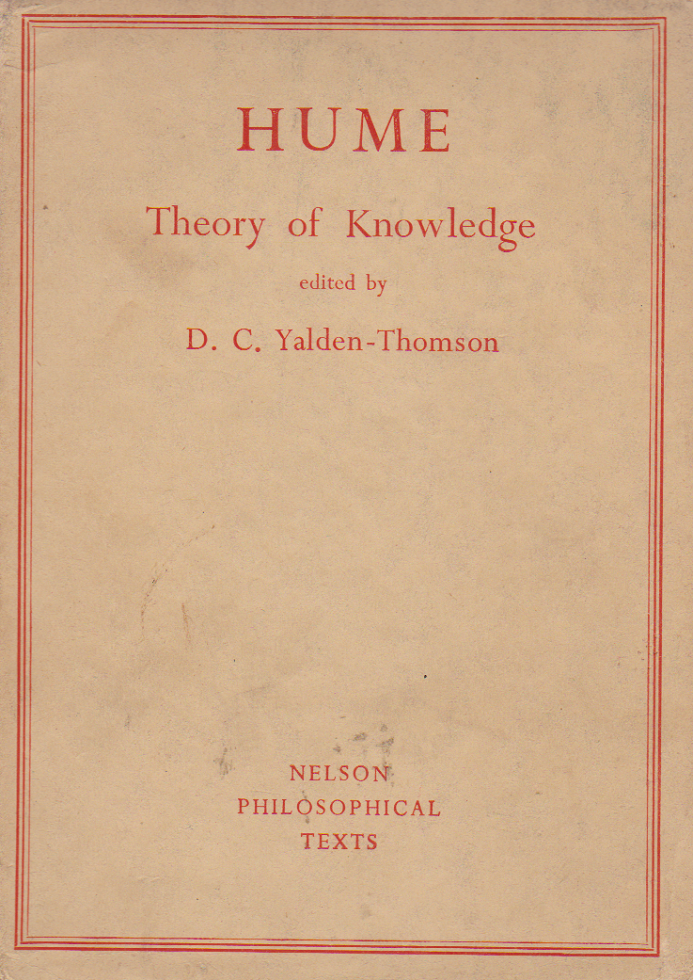 HUME Theory of Knowledge
