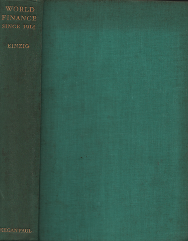 WORLD FINANCE SINCE1914