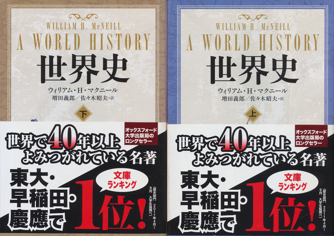 世界史 上下巻2冊セット