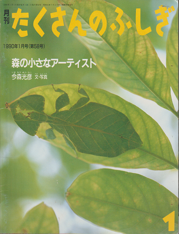 月刊「たくさんのふしぎ」1990年1月号(第58号)「森の小さなアーティスト」