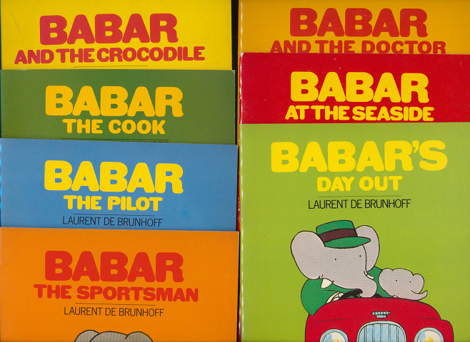 BABAR( AND THE CROCODILE/THE COOK/THE PILOT/THE SPORTSMAN/AND THE DOCTOR/AT THE SEASIDE/DAY OUT)7冊セット