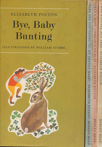 Bye,baby bunting/I had a little nut tree/Girls and boys come out to play/Where are you going to my pretty maid?(4冊セット）