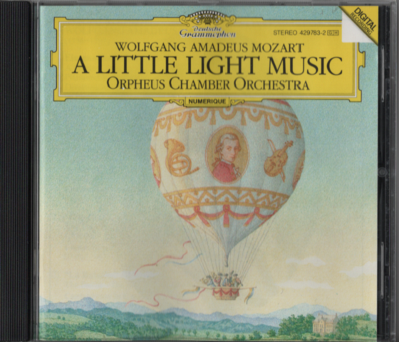 CD「MOZART・A LITTLE LIGHT MUSIC」