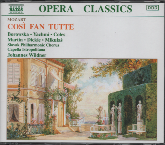 CD「MOZART COSI FAN TUTTE/Johannes Wildners指揮」3枚組