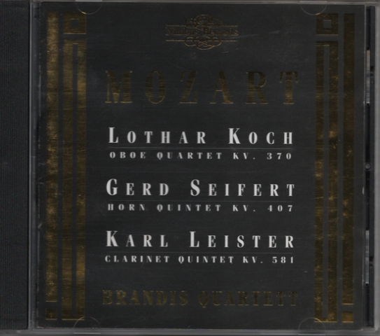 CD 『MOZART BRANDIS QUARTETT』