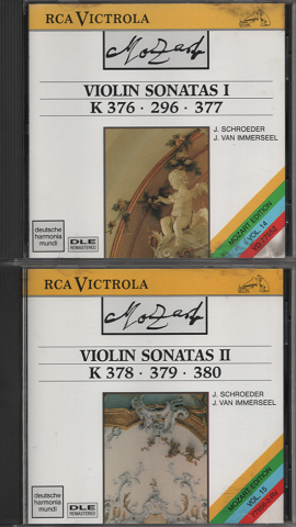CD 『MOZART VIOLIN SONATAS Vol.14、15』