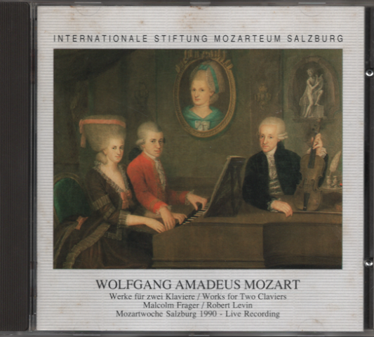 CD「WOLFGANG AMADEUS MOZART/Werke fur zwei Klaviere」