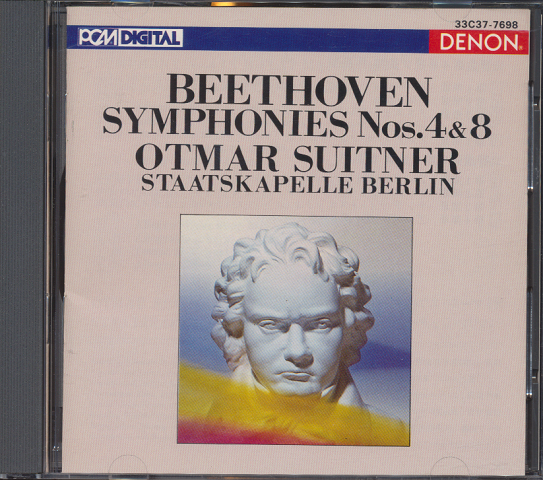 CD「ベートーヴェン:交響曲第4番、第8番/オトマール・スウィトナー指揮」