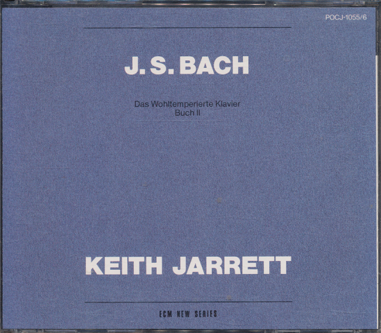 CD:J.S.BACH/KEITH JARRETT