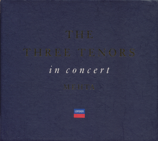CD:THE THREE TENORS in concert