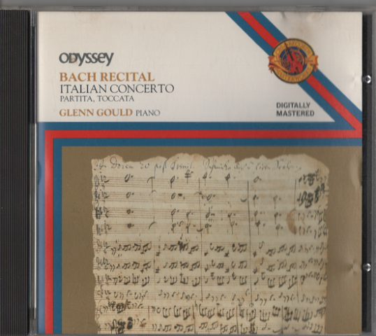 CD「Bach Recital/Glenn Gould(piano)」