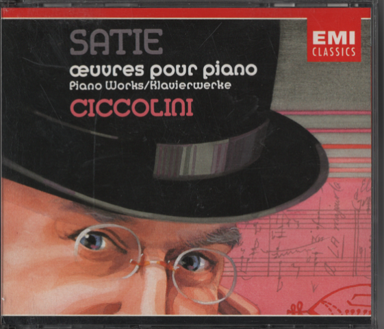 CD「SATIE PIANO WORKS/Aldo Ciccolini」2枚組