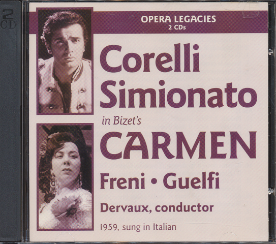 CD「CARMEN / Corelli Simionato」