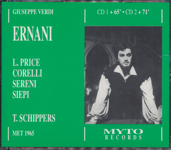 CD「GIUSEPPE VERDI ERNANI 」2枚組