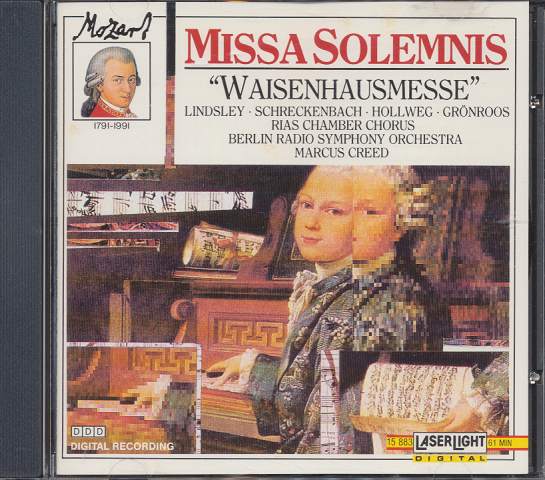 CD「MISSA SOLEMINIS Waisenhausmesse」
