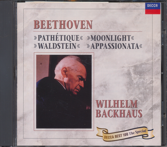CD「BEETHOVEN PAthetique Moonlight Waldstein Appassionata 」