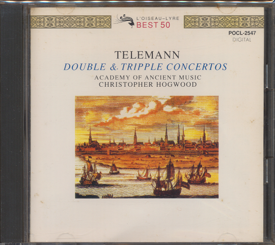 CD「TELEMANN / DOUBLE&TRIPPLECONCERTOS」