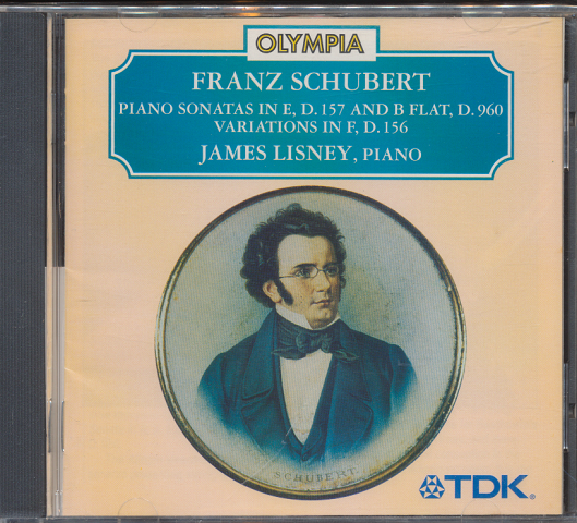 CD「FRANZ SCHUBERT / PIANO SONATAD IN E,D.157 AND B FLAT, D.960 VARIATIONS IN F, D.156」