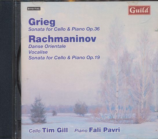 CD「GRIEG & RACHMANI NOV/Sonatas for Cello&Piano」