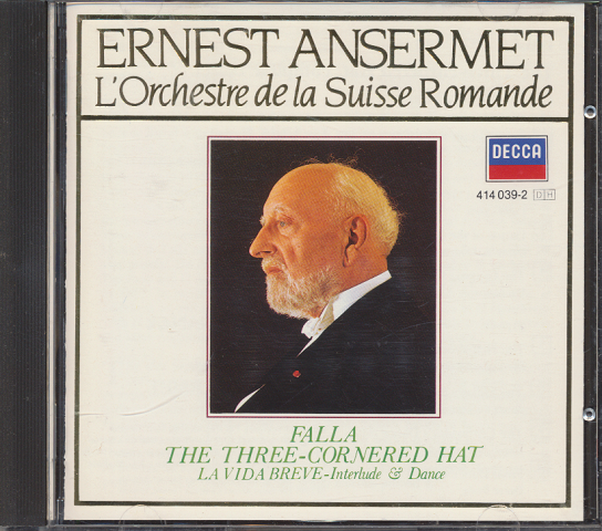 CD「FALLA THE THREE-CORNERED HAT」