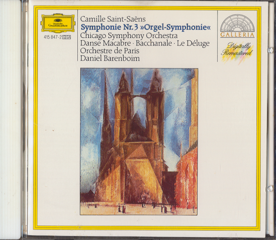 CD「Camille Saint-Saens:
ORGAN SYMPHONY/DANCEMACABRE/BACCHANALE/LE DELUGE」