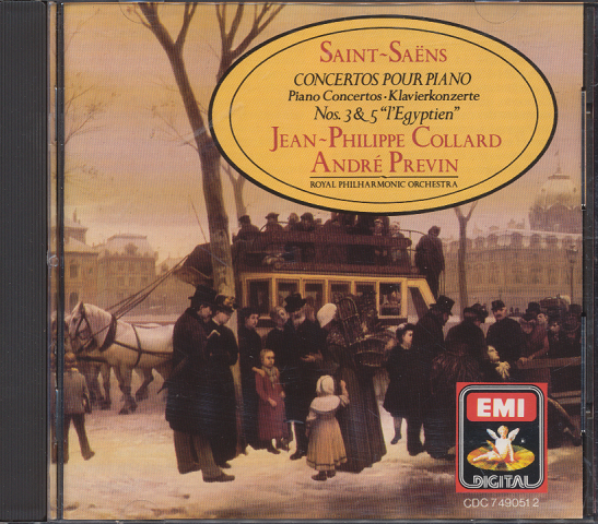 CD「CAMILLE SAINT-SAENS:PIANO CONCERTOS Nos.3&5:COLLARD」