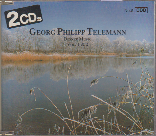 CD:「No5 テレマン ターフェルムジーク」CD2枚組