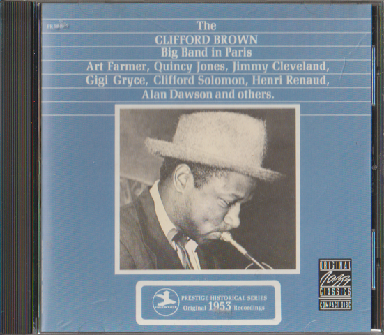CD「THE CLIFFORD BROWN BIG BAND IN PARIS」